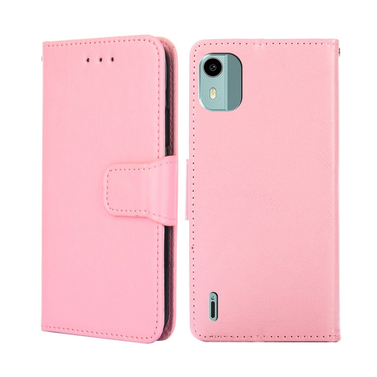 For Nokia C12 Crystal Texture Leather Phone Case