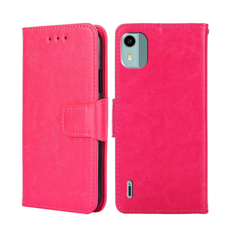 For Nokia C12 Crystal Texture Leather Phone Case
