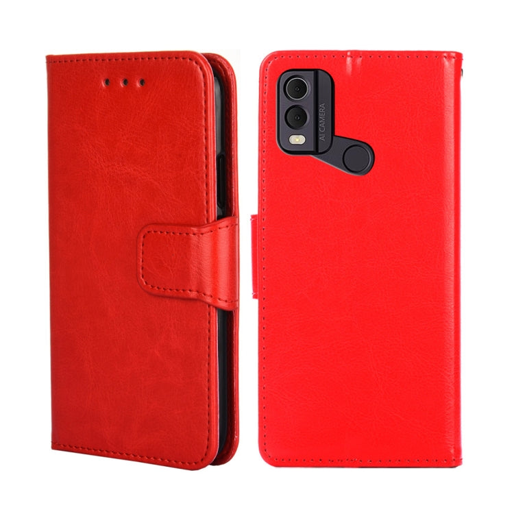 For Nokia C22 Crystal Texture Leather Phone Case