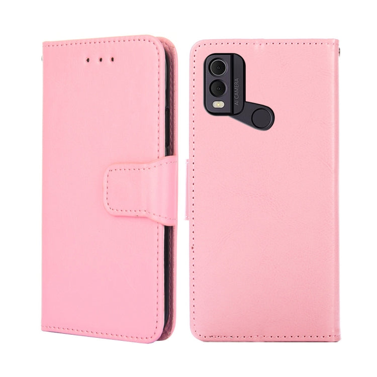 For Nokia C22 Crystal Texture Leather Phone Case