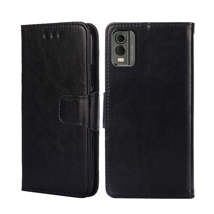 For Nokia C32 Crystal Texture Leather Phone Case