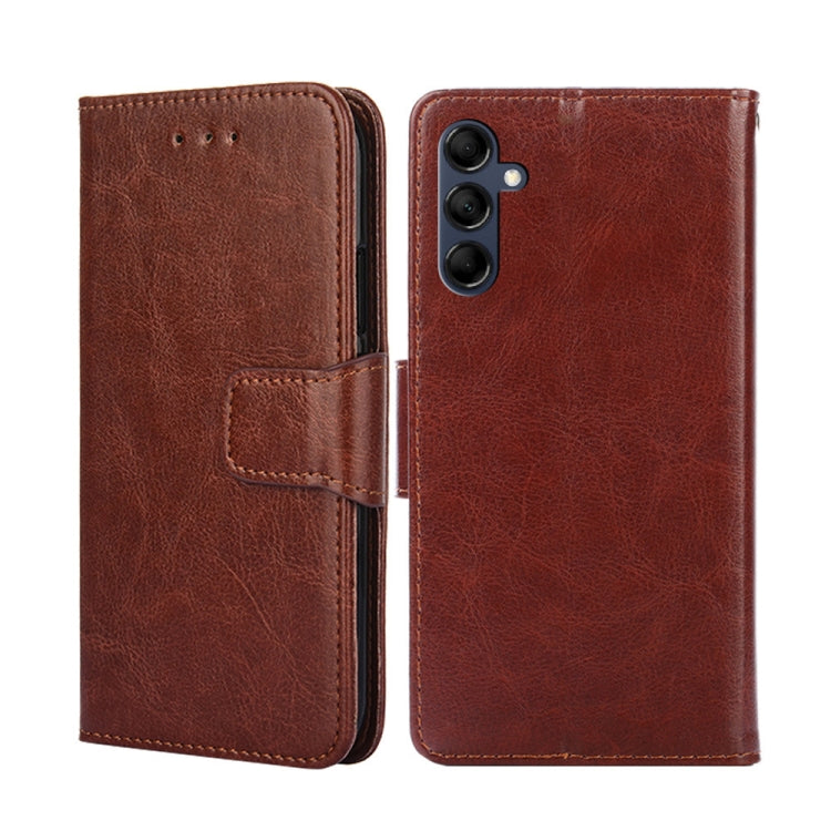 For Samsung Galaxy M14 5G Crystal Texture Leather Phone Case