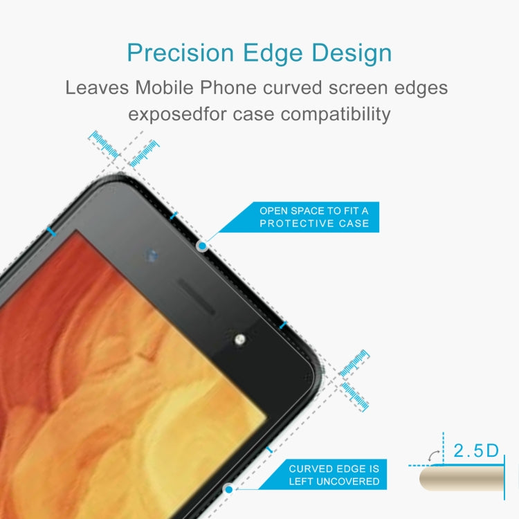 For Itel A18 10pcs 0.26mm 9H 2.5D Tempered Glass Film