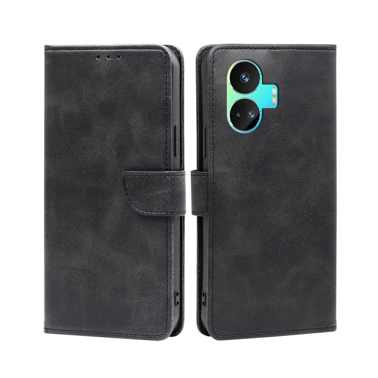For Realme GT Neo5 SE Calf Texture Buckle Flip Leather Phone Case