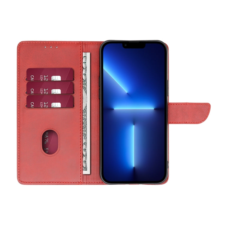 For Samsung Galaxy A04e 4G Calf Texture Buckle Flip Leather Phone Case