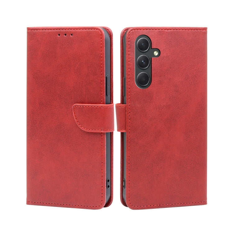 For Samsung Galaxy A54 5G Calf Texture Buckle Flip Leather Phone Case