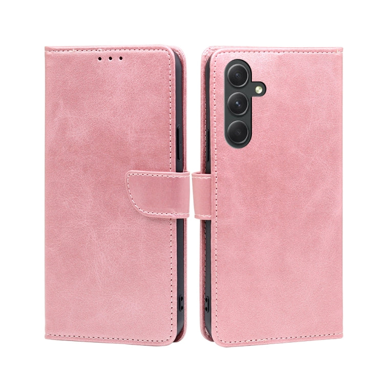 For Samsung Galaxy A54 5G Calf Texture Buckle Flip Leather Phone Case
