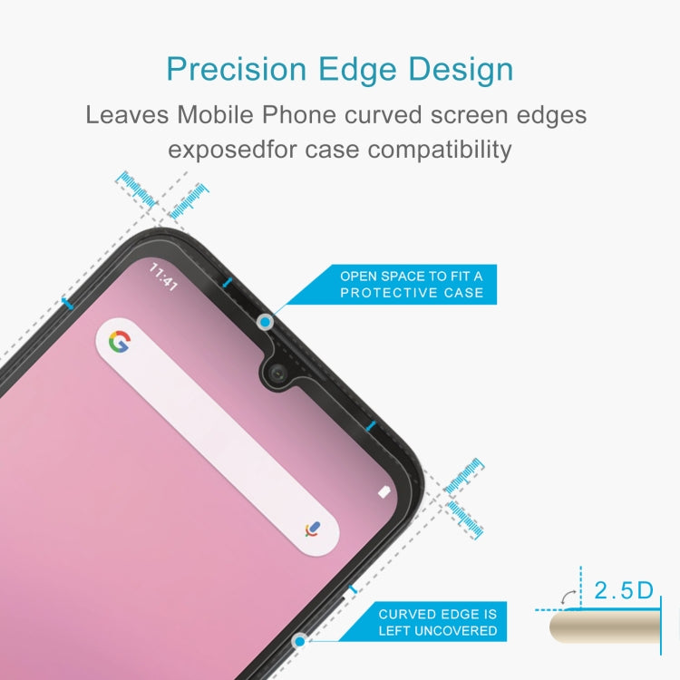 For Orbic Q10 4G 50pcs 0.26mm 9H 2.5D Tempered Glass Film