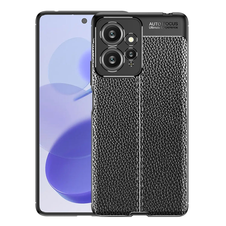 For Xiaomi Redmi Note 12 4G Global Litchi Texture Shockproof TPU Phone Case