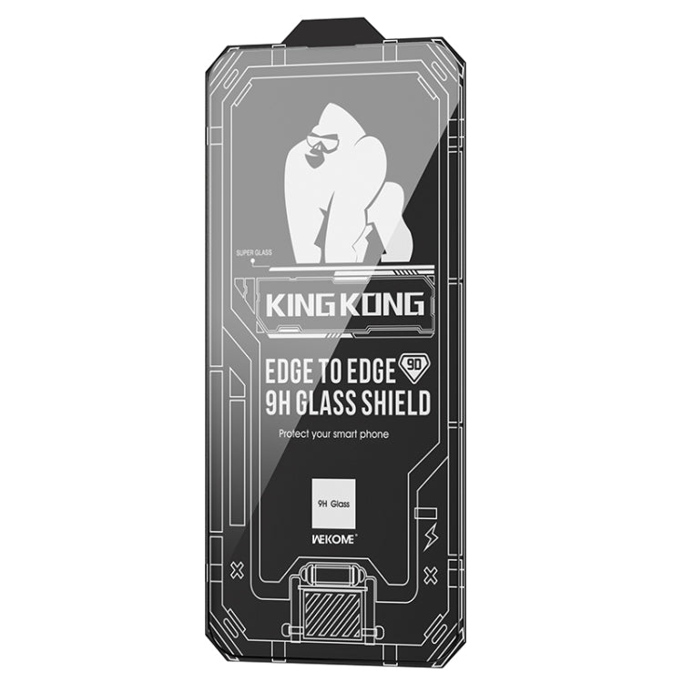For iPhone 12 Pro Max WK WTP-066 King Kong Vacha 9D Curved HD Tempered Glass Film(Black)