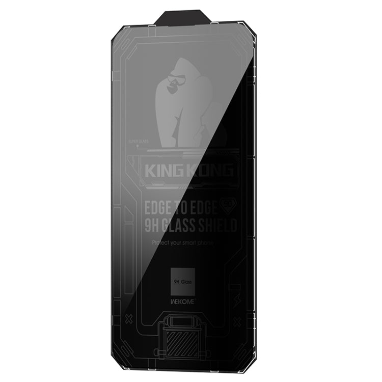 For iPhone 12 Pro Max WK WTP-067 King Kong Vacha 9D Curved Privacy Tempered Glass Film(Black)
