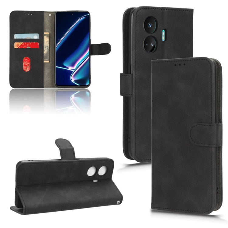 For Realme GT Neo5 SE Skin Feel Magnetic Flip Leather Phone Case