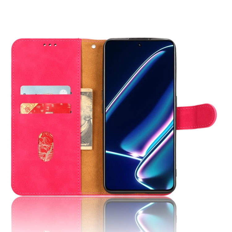 For Realme GT Neo5 SE Skin Feel Magnetic Flip Leather Phone Case