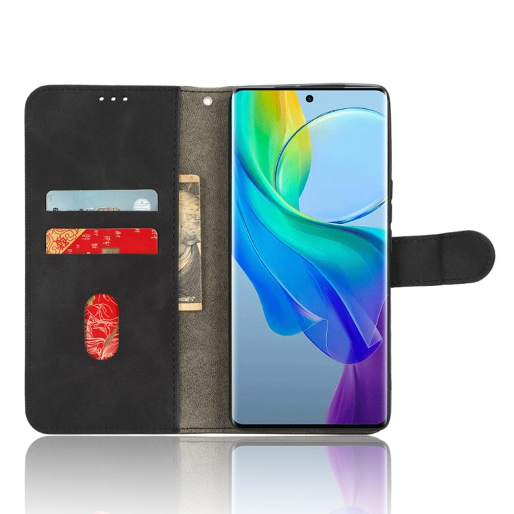 For vivo Y78 Plus Skin Feel Magnetic Flip Leather Phone Case