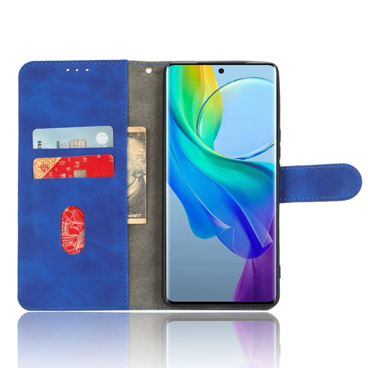 For vivo Y78 Plus Skin Feel Magnetic Flip Leather Phone Case