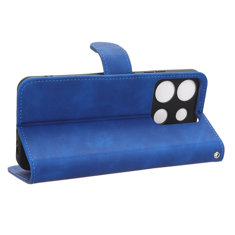 For lnfinix Smart 7 HD Skin Feel Magnetic Flip Leather Phone Case