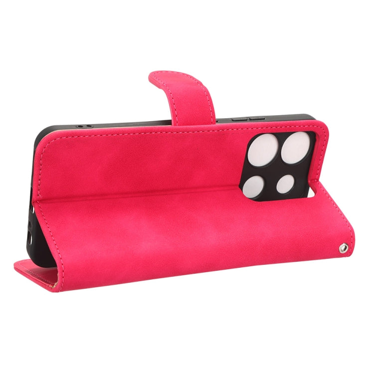 For lnfinix Smart 7 HD Skin Feel Magnetic Flip Leather Phone Case