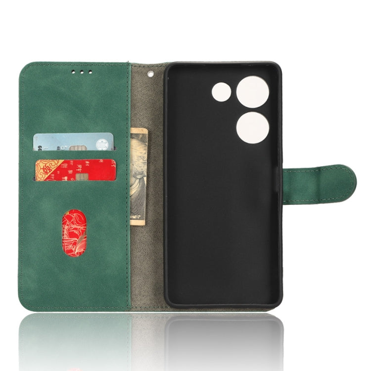 For TECNO Camon 20 Pro Skin Feel Magnetic Flip Leather Phone Case