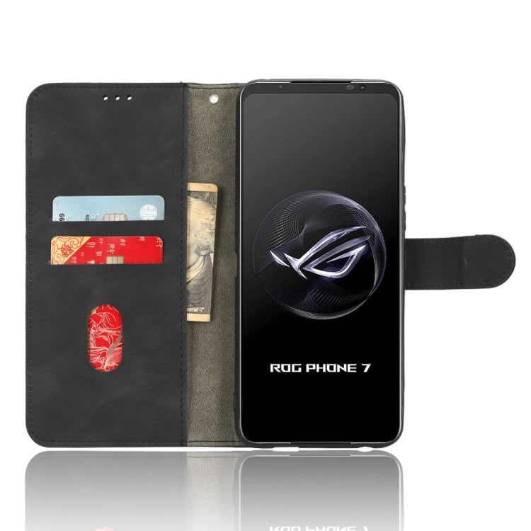 For ASUS ROG Phone 7 Skin Feel Magnetic Flip Leather Phone Case