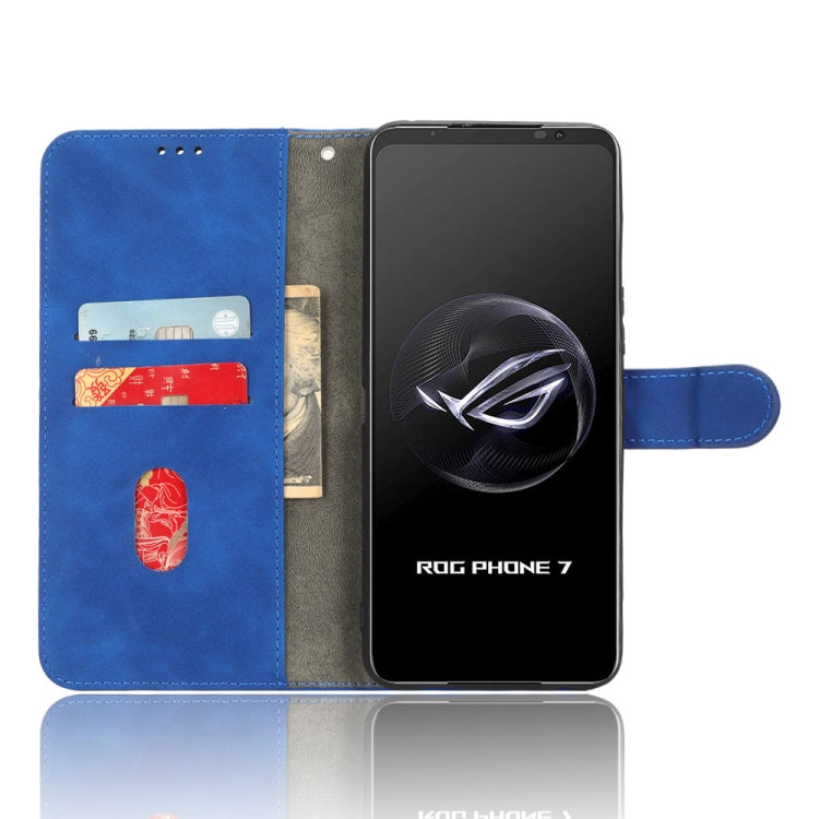 For ASUS ROG Phone 7 Skin Feel Magnetic Flip Leather Phone Case