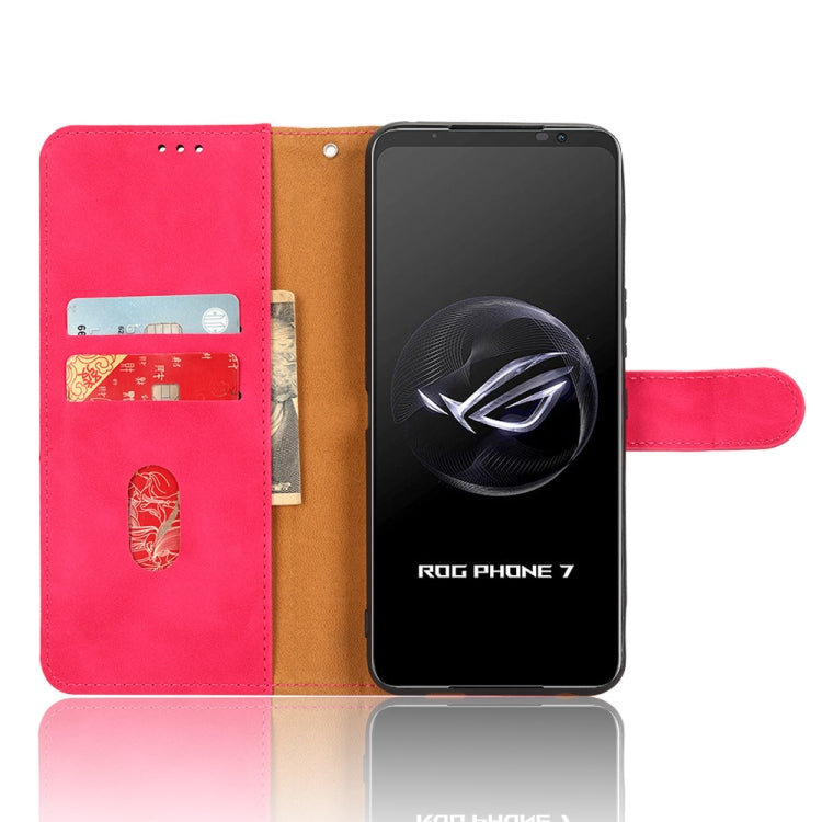 For ASUS ROG Phone 7 Skin Feel Magnetic Flip Leather Phone Case