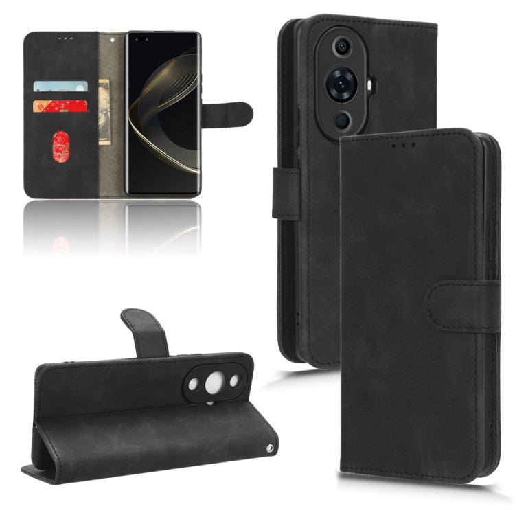 For Huawei nova 11 Pro Skin Feel Magnetic Flip Leather Phone Case