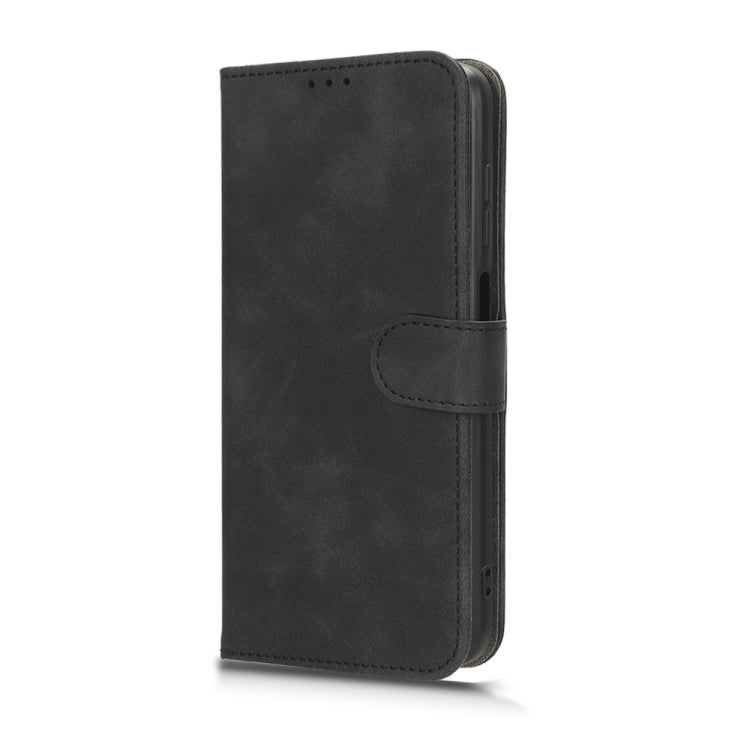 For Oukitel  C32 Skin Feel Magnetic Flip Leather Phone Case