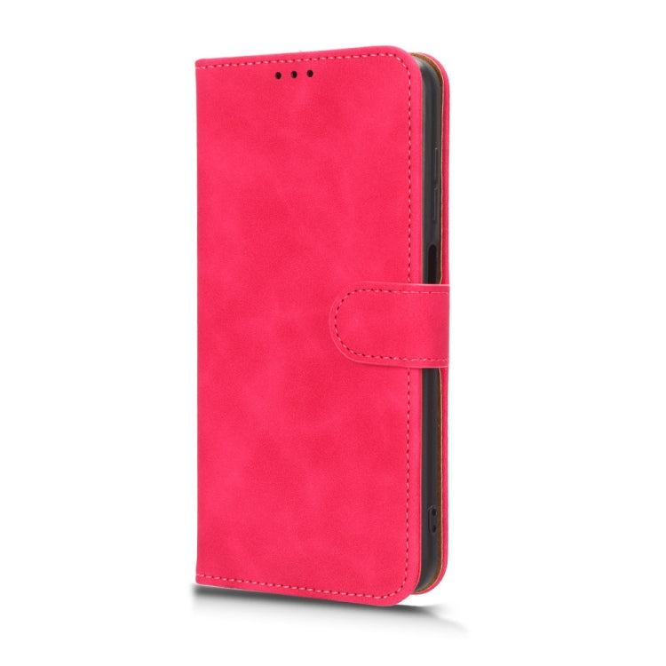 For Oukitel  C32 Skin Feel Magnetic Flip Leather Phone Case