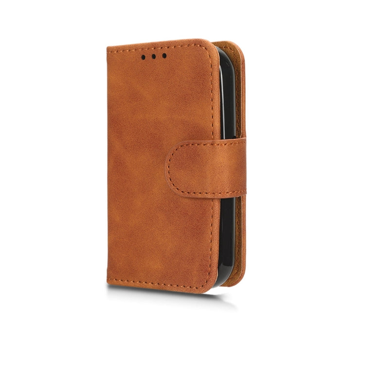 For Sharp MAMORINO6 Skin Feel Magnetic Flip Leather Phone Case