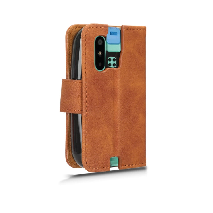 For Sharp MAMORINO6 Skin Feel Magnetic Flip Leather Phone Case