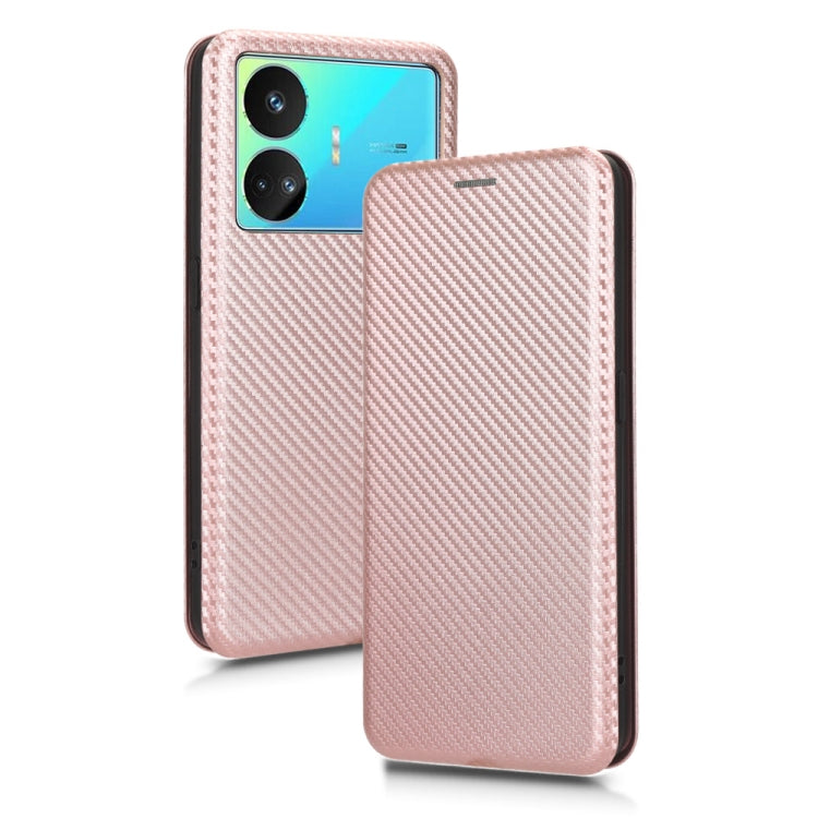 For Realme GT Neo5 SE Carbon Fiber Texture Flip Leather Phone Case