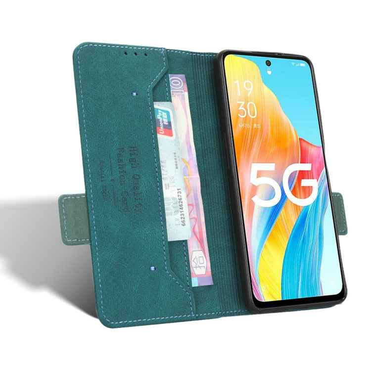 For OPPO A1 5G Magnetic Clasp Leather Phone Case