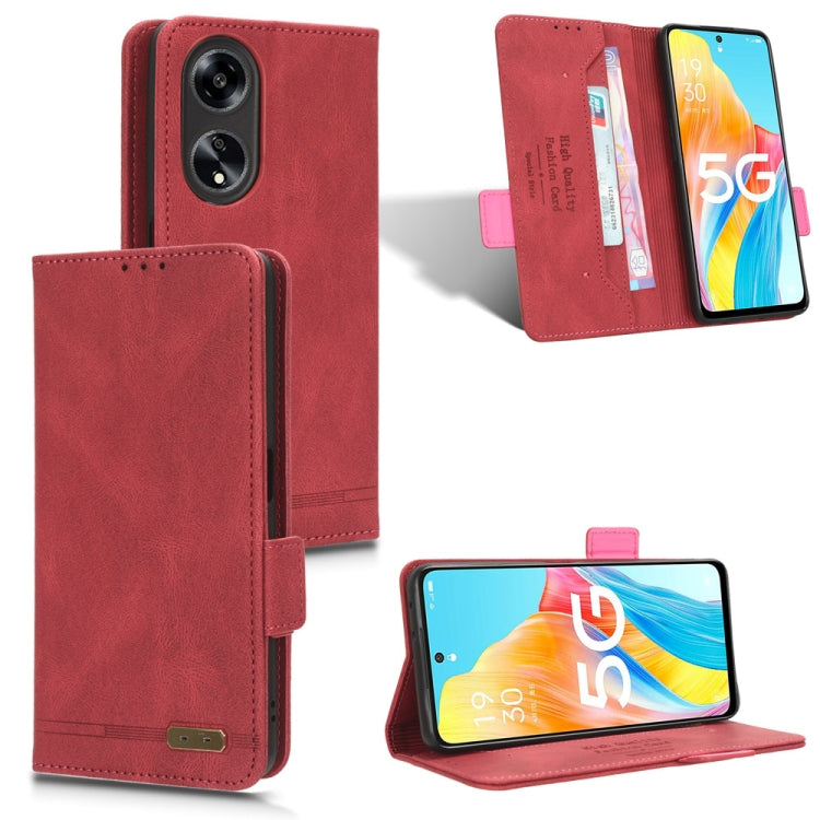 For OPPO A1 5G Magnetic Clasp Leather Phone Case