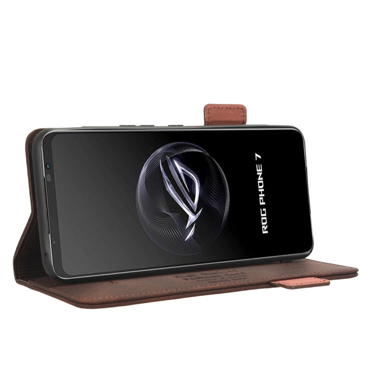 For ASUS ROG Phone 7 Magnetic Clasp Leather Phone Case
