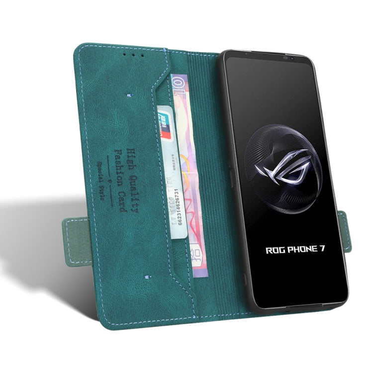 For ASUS ROG Phone 7 Magnetic Clasp Leather Phone Case