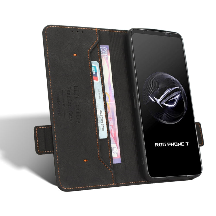For ASUS ROG Phone 7 Magnetic Clasp Leather Phone Case