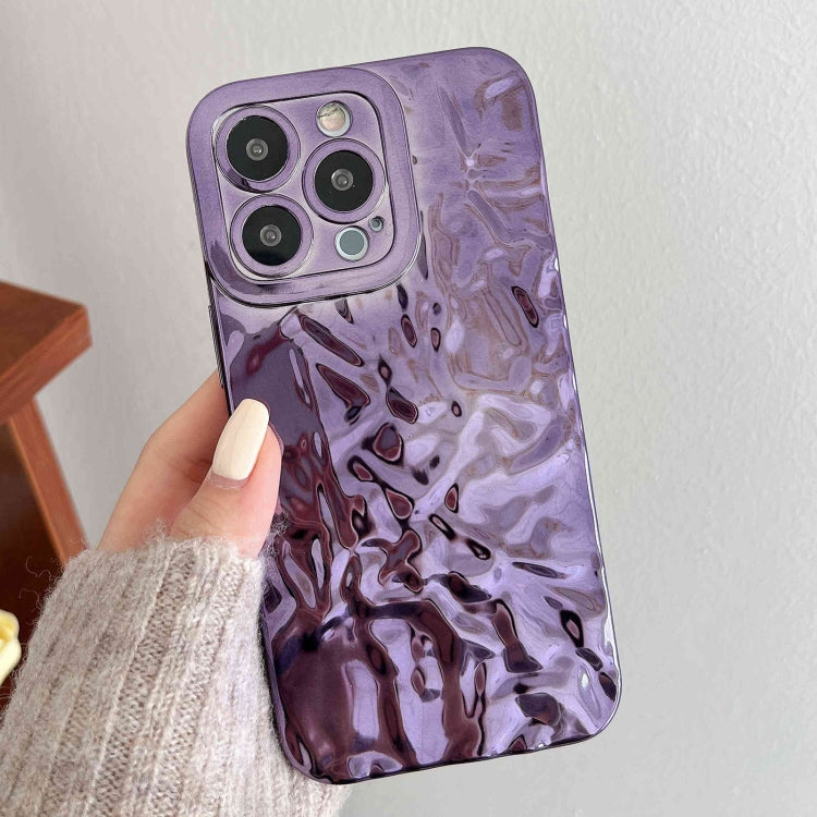 For iPhone 14 Meteorite Texture Electroplating TPU Phone Case