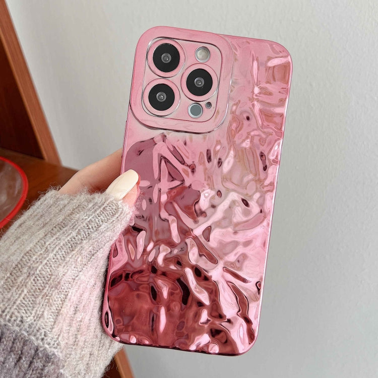 For iPhone 14 Plus Meteorite Texture Electroplating TPU Phone Case