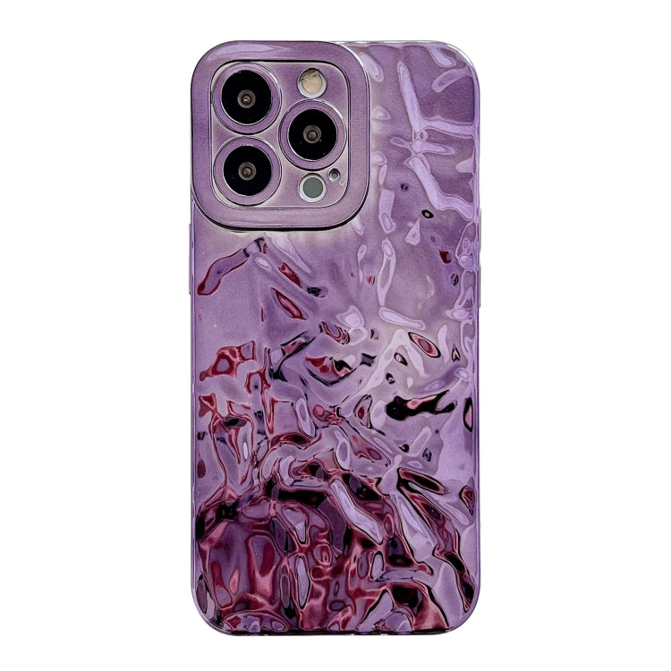 For iPhone 14 Pro Max Meteorite Texture Electroplating TPU Phone Case