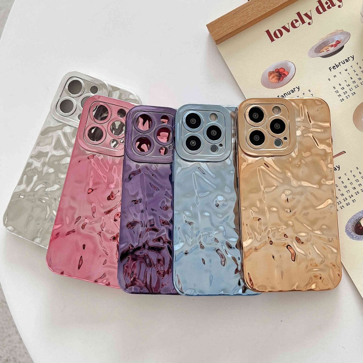 For iPhone 14 Pro Max Meteorite Texture Electroplating TPU Phone Case