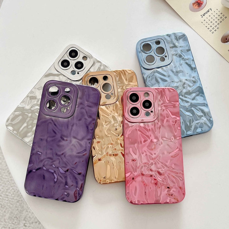 For iPhone 14 Pro Max Meteorite Texture Electroplating TPU Phone Case