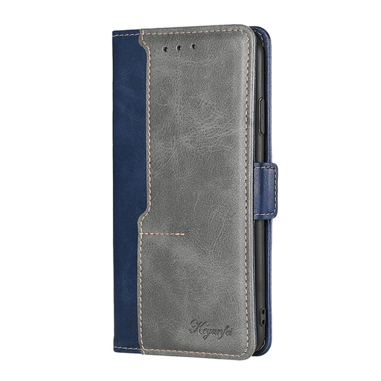 For Xiaomi Redmi Note 12 Turbo Contrast Color Side Buckle Leather Phone Case