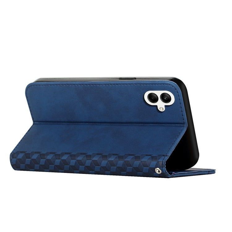 For Samsung Galaxy M14 5G / F14 5G Diamond Pattern Skin Feel Magnetic Leather Phone Case
