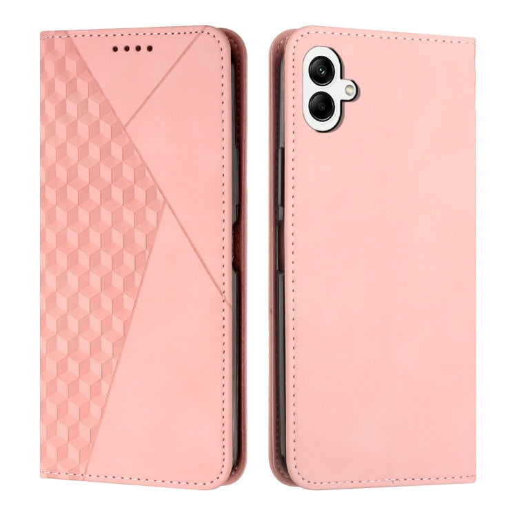 For Samsung Galaxy M14 5G / F14 5G Diamond Pattern Skin Feel Magnetic Leather Phone Case