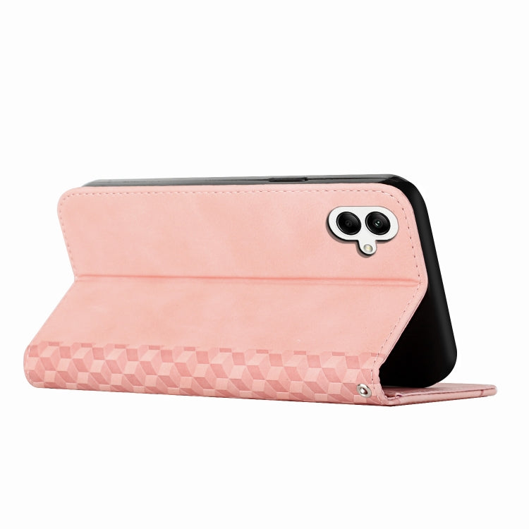For Samsung Galaxy M14 5G / F14 5G Diamond Pattern Skin Feel Magnetic Leather Phone Case