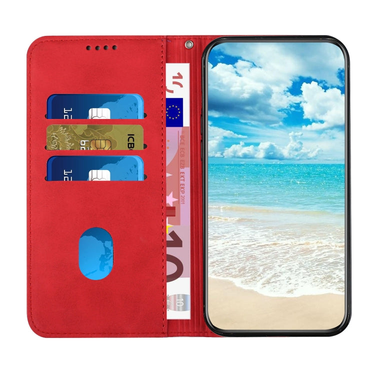 For Google Pixel 7a Diamond Pattern Skin Feel Magnetic Leather Phone Case
