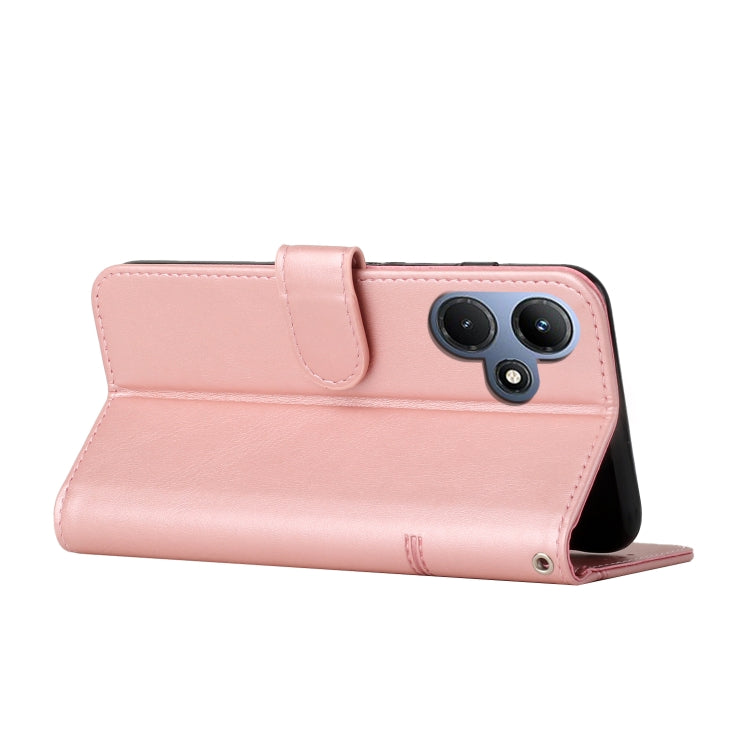 For Infinix Hot 30i Stitching Calf Texture Buckle Leather Phone Case