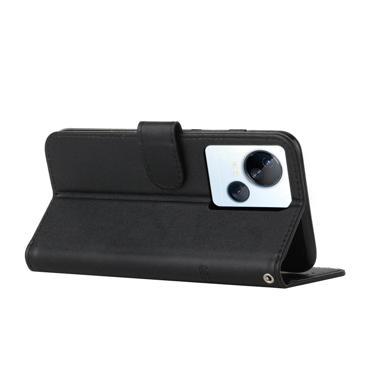 For Tecno Spark 10 5G Stitching Calf Texture Buckle Leather Phone Case