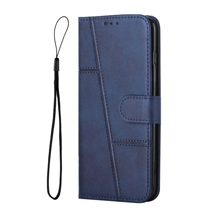 For Xiaomi Redmi Note 12 4G Global Stitching Calf Texture Buckle Leather Phone Case
