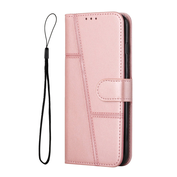 For Xiaomi Redmi Note 12 4G Global Stitching Calf Texture Buckle Leather Phone Case